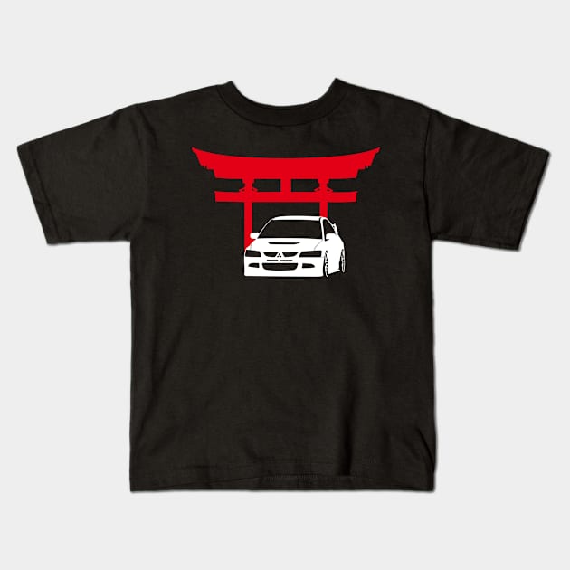 mitsubishi evolution Kids T-Shirt by sok3